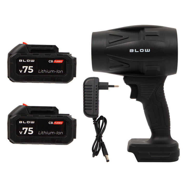 Soffiatore a batteria BLOW 21V CB TURBO, 130.000 giri/min, 2,4 Ah, valigetta
