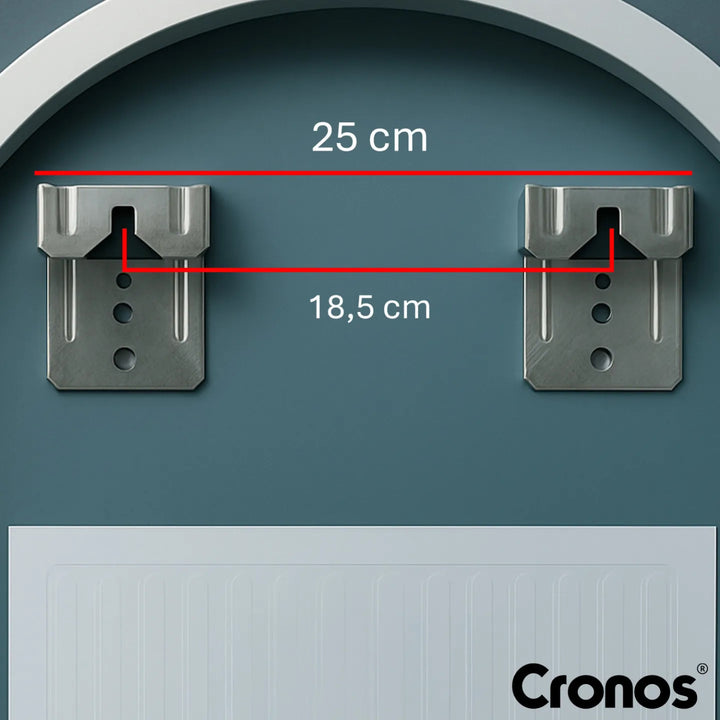 Specchio riscaldato Cronos, ovale 50x80 cm, LED a tre colori, grado di protezione IP44, sistema antiappannamento