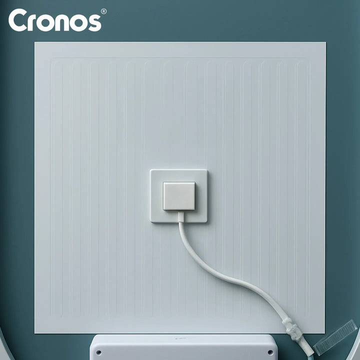 Specchio riscaldato Cronos, ovale 50x80 cm, LED a tre colori, grado di protezione IP44, sistema antiappannamento