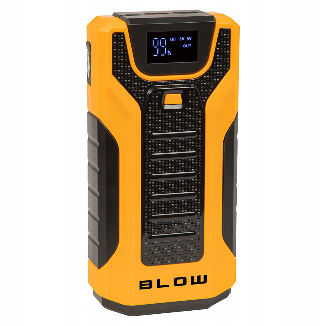 Jump Starter Blow, con funzione di powerbank e torcia, corrente: 600 A di avviamento, 1000 A di picco, capacità 30000 mAh, 81-203#