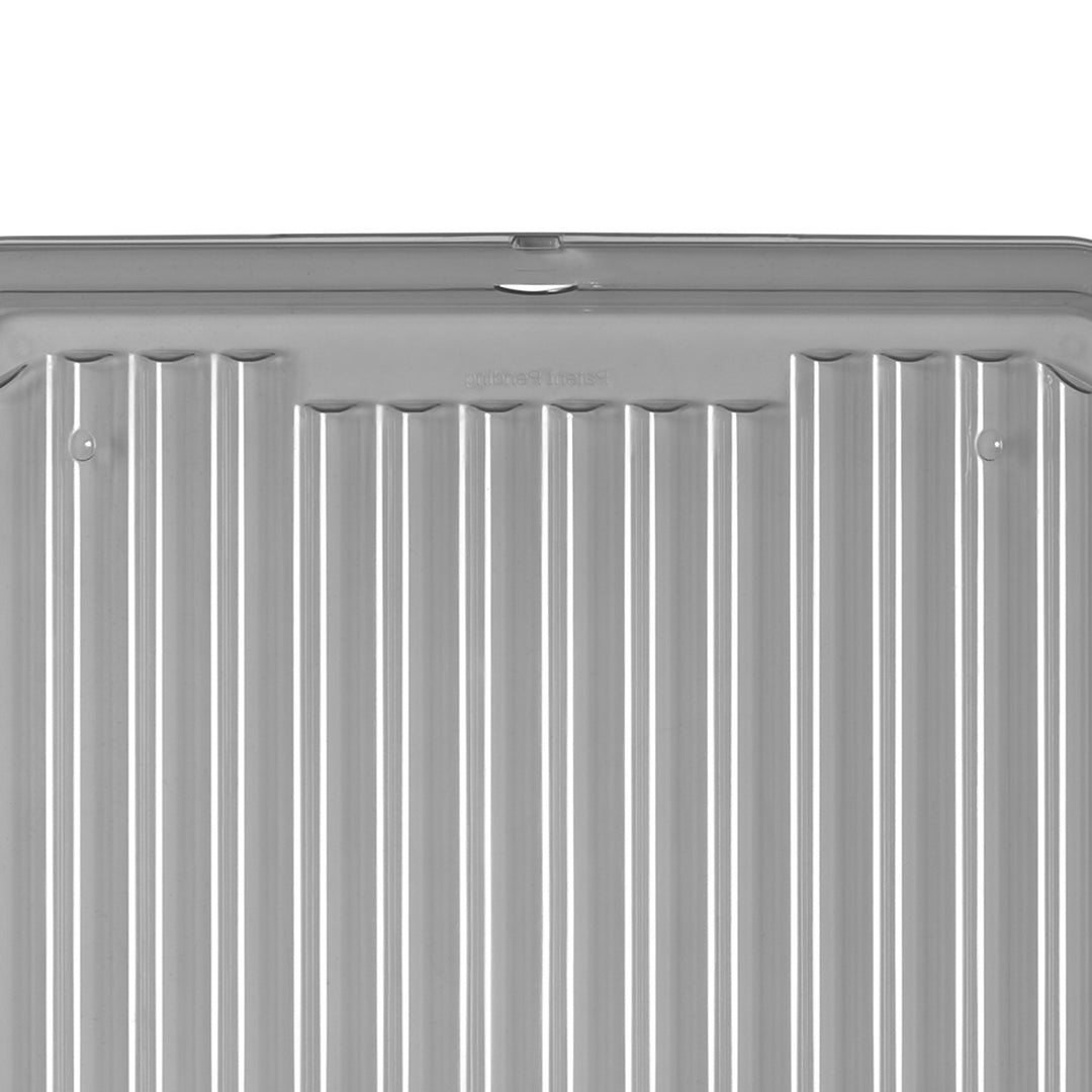 Contenitore Moxom SolidStore, capacità 80 L, grigio, coperchio a clip, dotato di rotelle, senza BPA, 04-0217