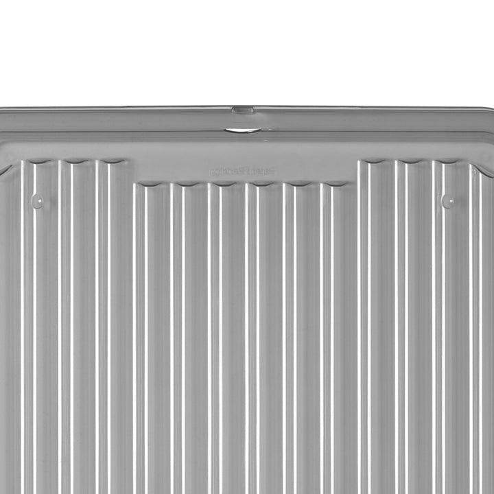 Contenitore Moxom SolidStore, capacità 80 L, grigio, coperchio a clip, dotato di rotelle, senza BPA, 04-0217