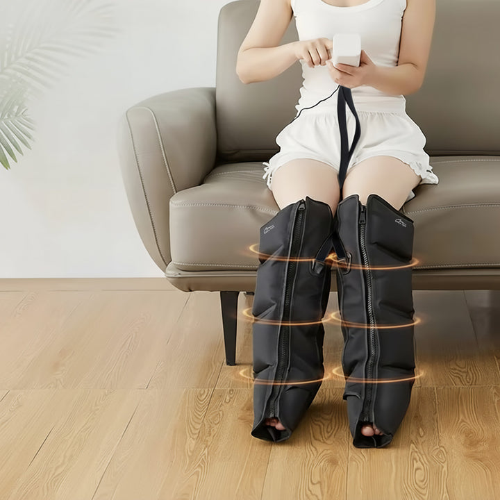 Massaggiatore linfatico per le gambe, senza fili, riscaldante, Mediatech, MT6542