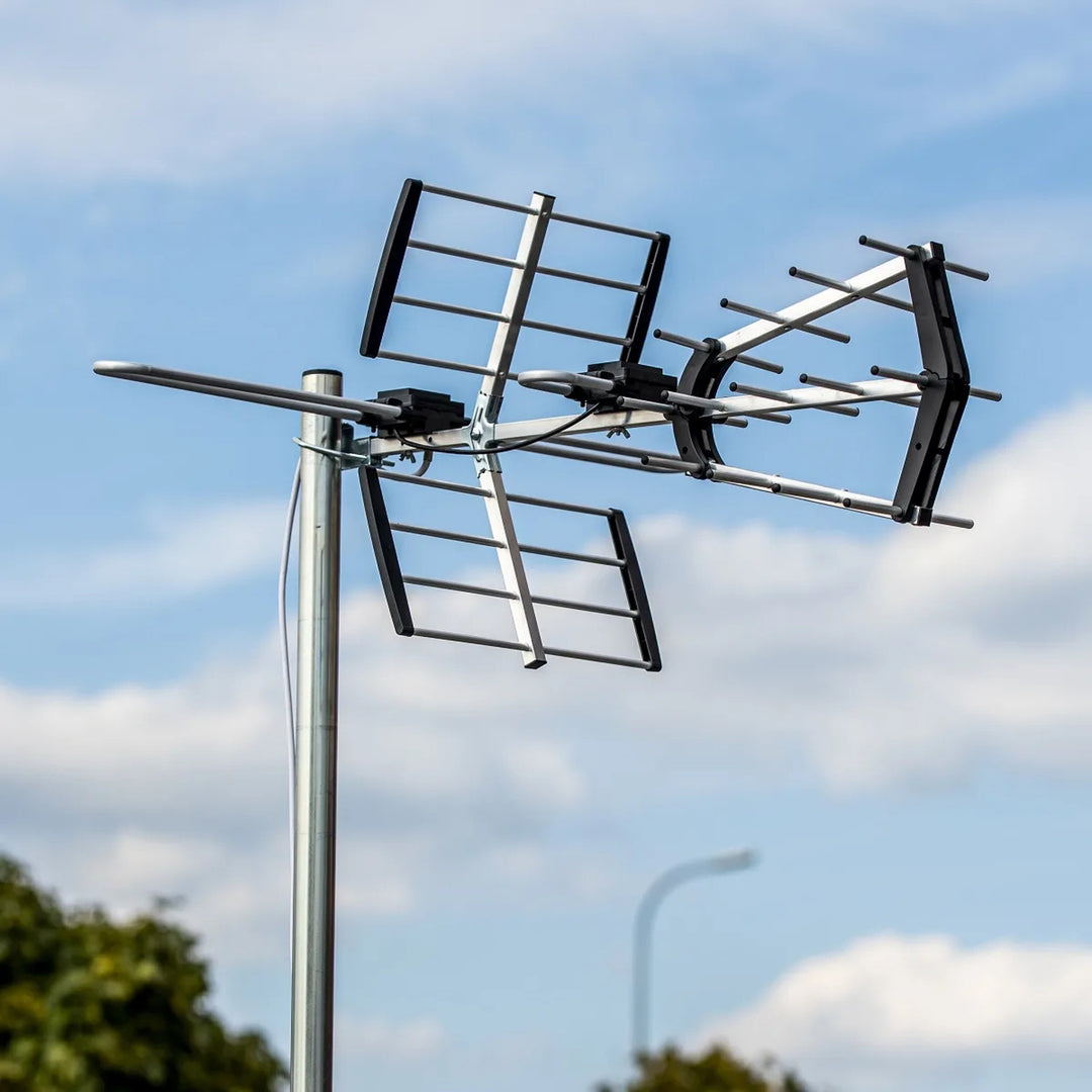 Antenna direzionale DVB-T/T2 VA900 COMBO con filtro LTE, in alluminio, Vayox
