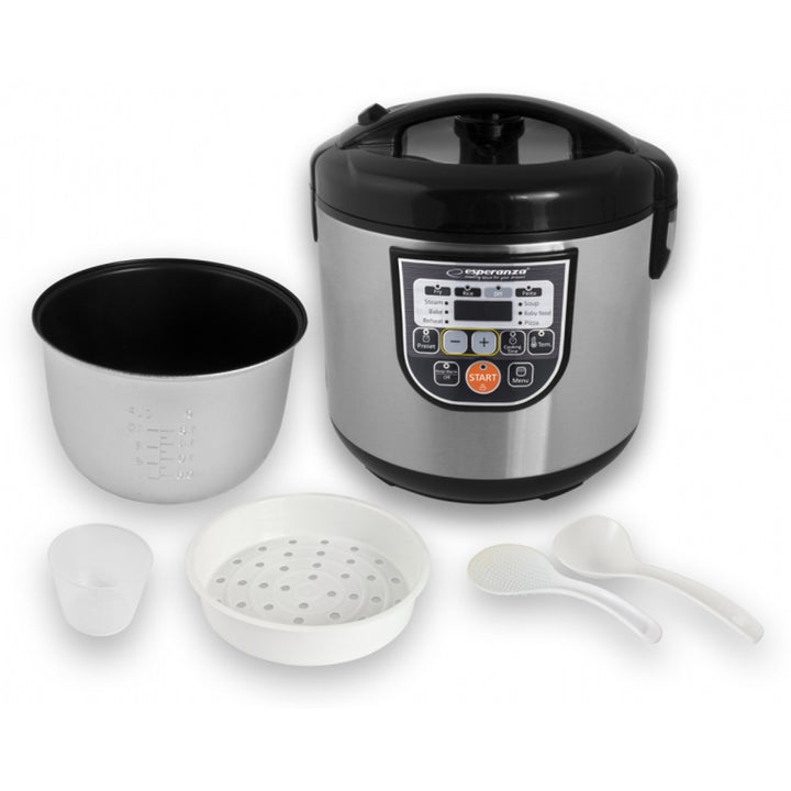 Multicooker, apparecchio multifunzione, Cooking Mate 860 W, Esperanza