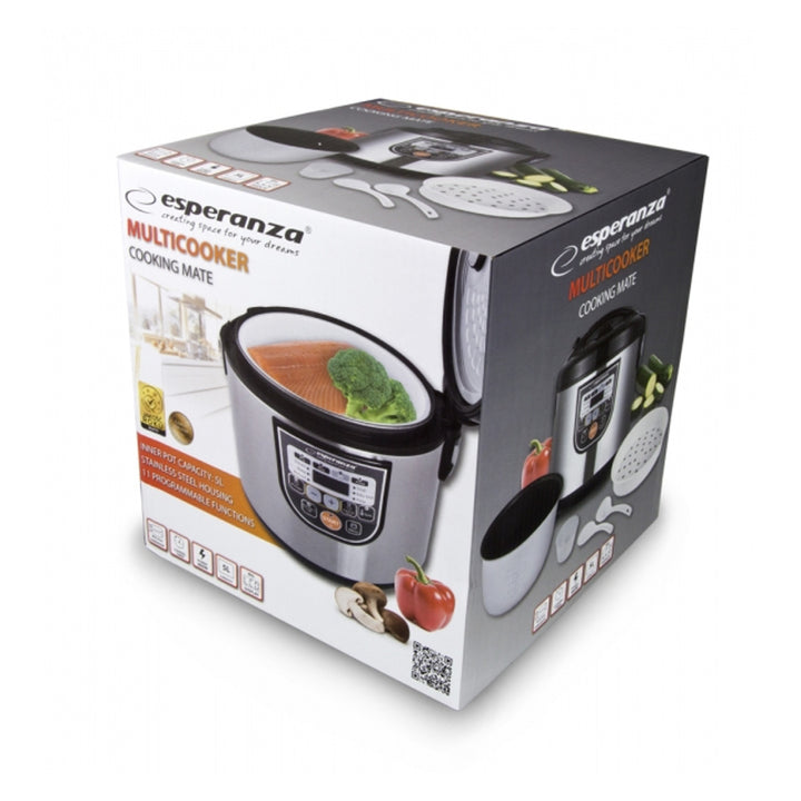 Multicooker, apparecchio multifunzione, Cooking Mate 860 W, Esperanza