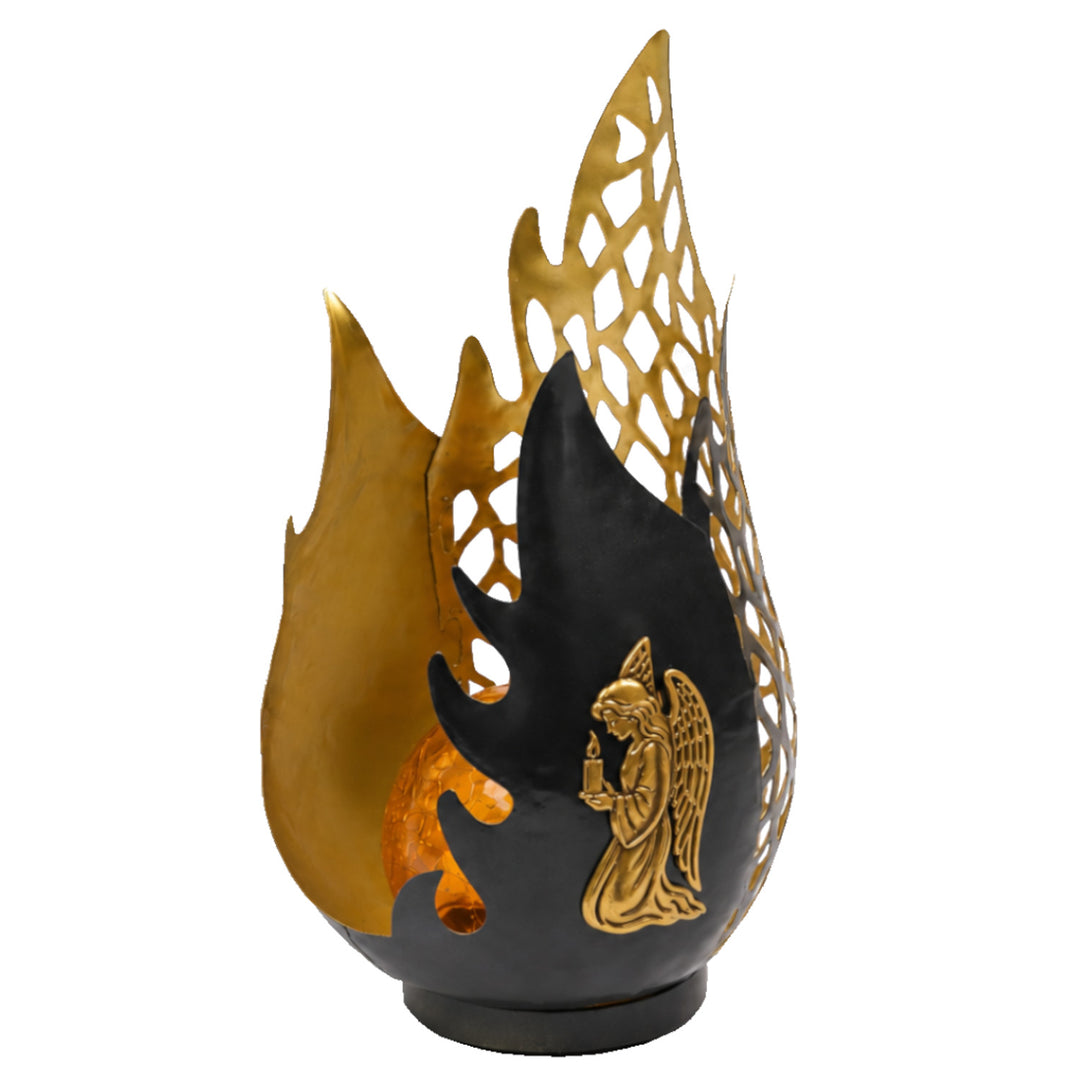 Lanterna solare, Fiamma eterna, LED 0,06 W, autonomia 20.000 ore, luminosità massima 2 lm, 77208, Znicz-lux
