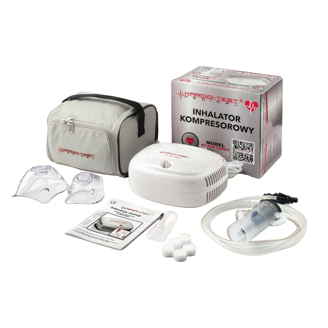 Inalatore a compressione, 2 maschere, KT-NEB FAMILY, Techmed