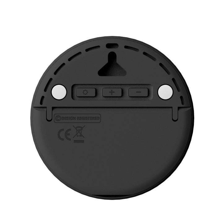 Stazione meteorologica wireless GreenBlue, temperatura interna/esterna, orologio, scelta tra °C e °F, portata fino a 60 m, nera, GB162 B + 4 batterie alcaline AAA Varta Industrial