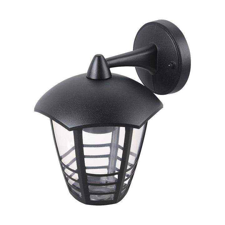 Applique Rabalux, per esterni, IP44, E27, max 60 W, nera, Marseille, 2 pezzi