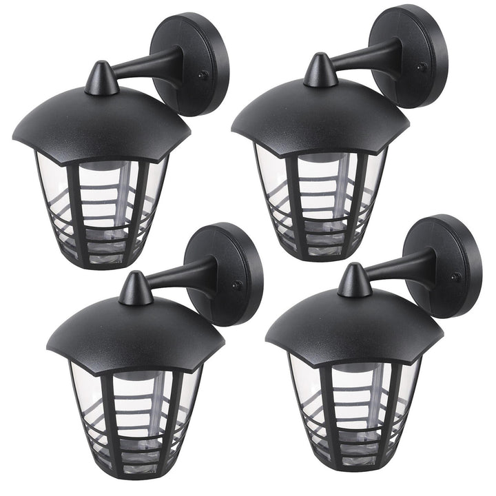 Applique Rabalux, da esterno, IP44, E27, max 60 W, nera, Marseille, 4 pezzi