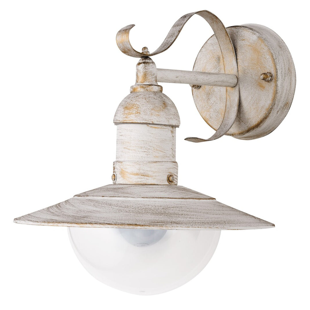 Applique Rabalux, per esterni, IP44, E27, max 60 W, bianco antico, Oslo, 4 pezzi