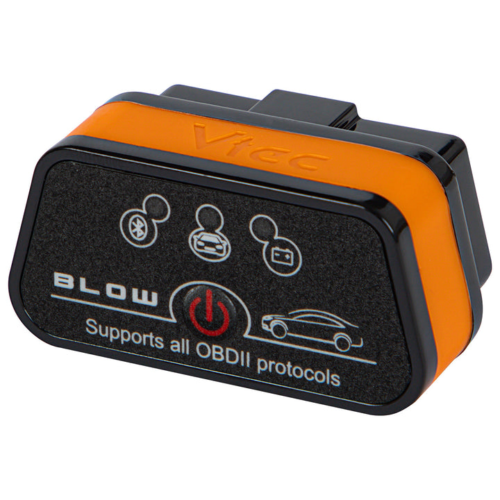 Interfaccia diagnostica OBD2 Vtec iTRON Blow, Bluetooth 4.0, comunicazione wireless con la centralina di bordo dell'auto, elevata compatibilità, 58-660#