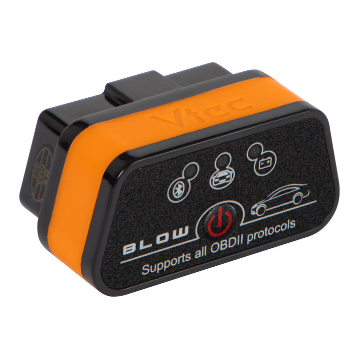 Interfaccia diagnostica OBD2 Vtec iTRON Blow, Bluetooth 4.0, comunicazione wireless con la centralina di bordo dell'auto, elevata compatibilità, 58-660#