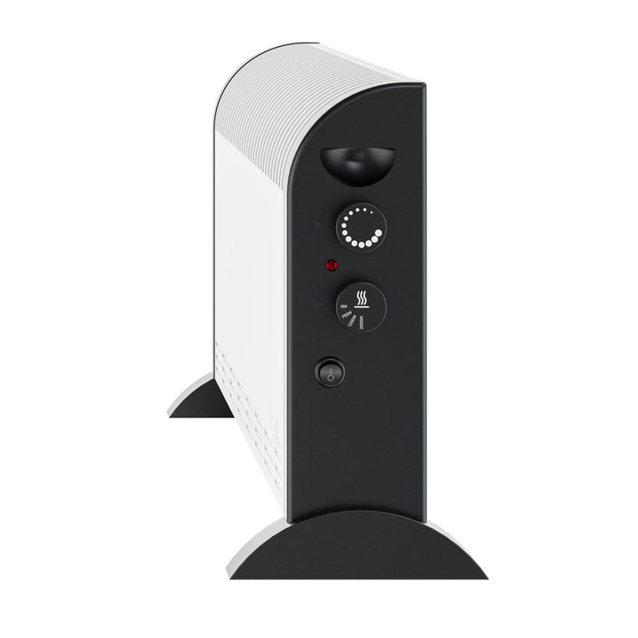 Termoconvettore elettrico Extralink, potenza 2000 W, ventola integrata per la distribuzione del calore, regolazione a 3 livelli, modalità turbo, LCV-06