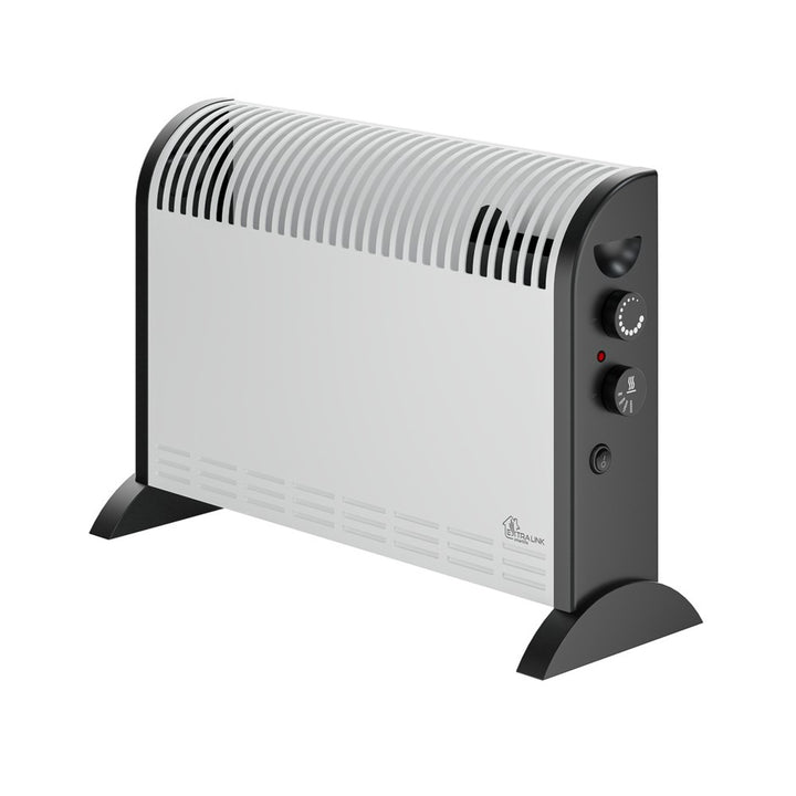 Termoconvettore elettrico Extralink, potenza 2000 W, ventola integrata per la distribuzione del calore, regolazione a 3 livelli, modalità turbo, LCV-06