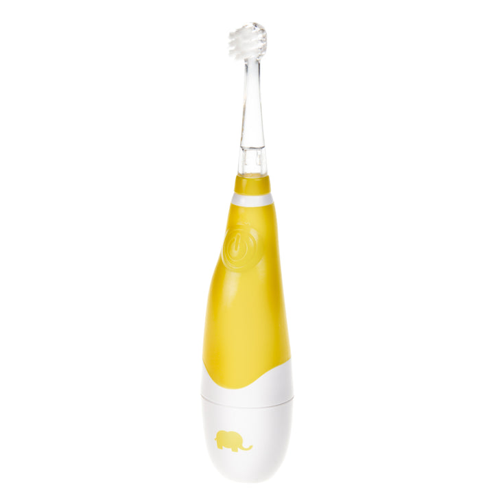 Spazzolino sonico per bambini SEAGO, colore giallo, 4 testine, SG-902 Yellow + batteria alcalina AAA Varta Industrial