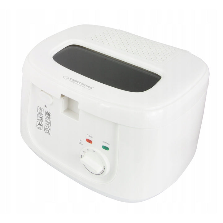 Friggitrice Esperanza SPRING ROLL, 2,5 L, 1800 W, regolazione della temperatura, Esperanza