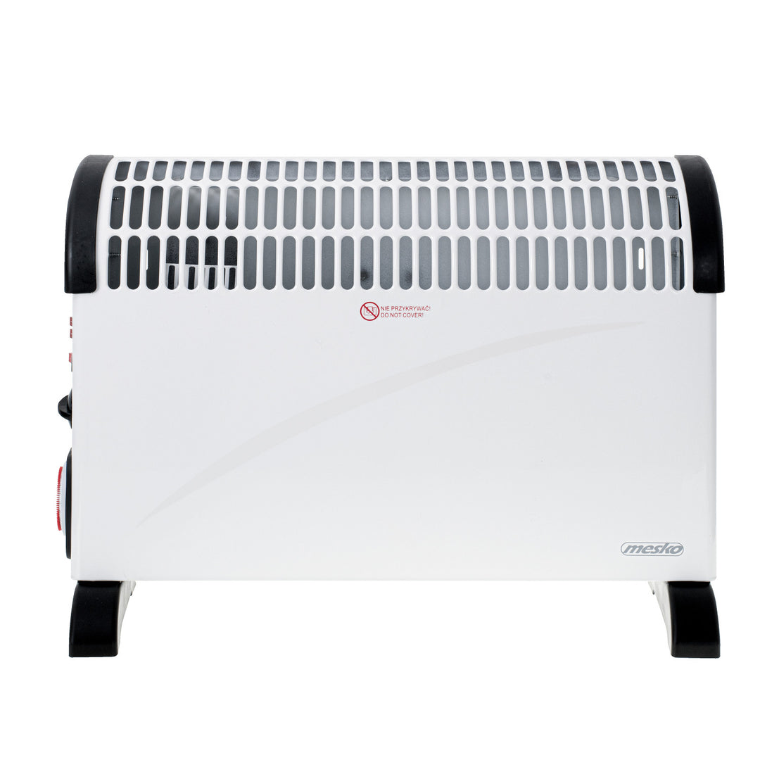 Termoconvettore elettrico, termostato, 2000 W, timer 24 ore, bianco, cavo da 150 cm, Mesko, MS 7741W