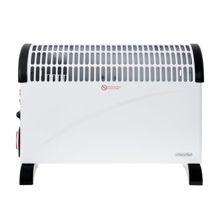 Termoconvettore elettrico, termostato, 2000 W, timer 24 ore, bianco, cavo da 150 cm, Mesko, MS 7741W