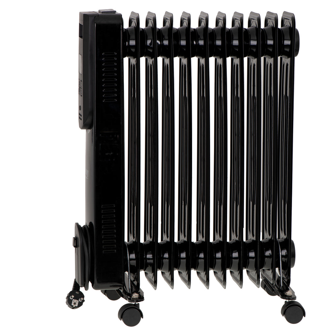 Termoventilatore ad olio, 11 alette, 2500 W, telecomando, display a LED, termostato, Camry CR 7813