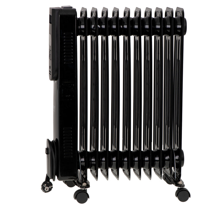 Termoventilatore ad olio, 11 alette, 2500 W, telecomando, display a LED, termostato, Camry CR 7813