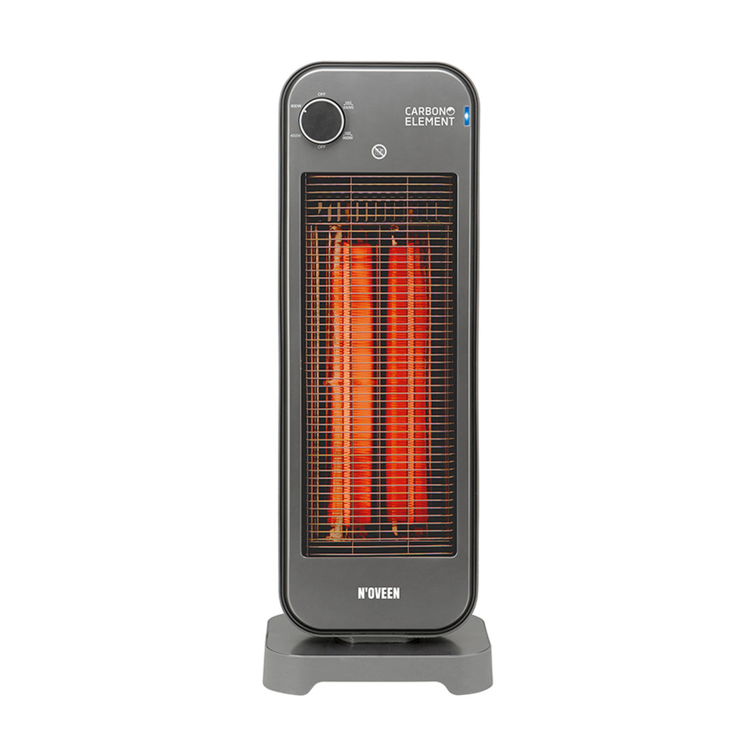 Riscaldatore a irraggiamento, infrarossi 900 W, 2 livelli di riscaldamento, Noveen