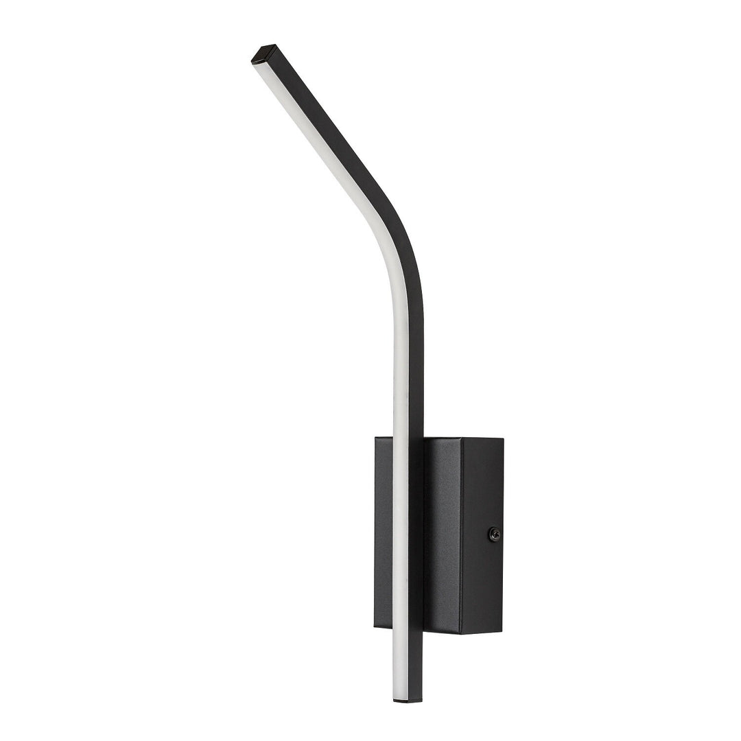 Applique da interno Tilmann, nera, LED 10 W, 550 lm, 4000 K, H 36 cm, IP44, comando tattile, 75088