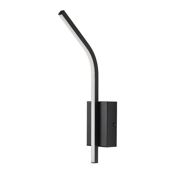 Applique da interno Tilmann, nera, LED 10 W, 550 lm, 4000 K, H 36 cm, IP44, comando tattile, 75088