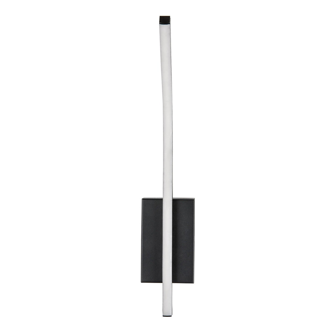 Applique da interno Tilmann, nera, LED 10 W, 550 lm, 4000 K, H 36 cm, IP44, comando tattile, 75088