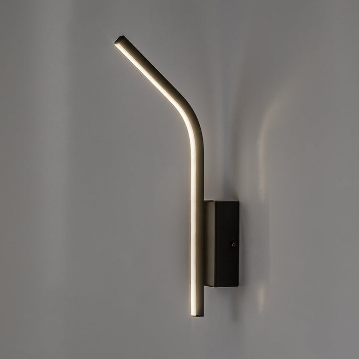 Applique da interno Tilmann, nera, LED 10 W, 550 lm, 4000 K, H 36 cm, IP44, comando tattile, 75088