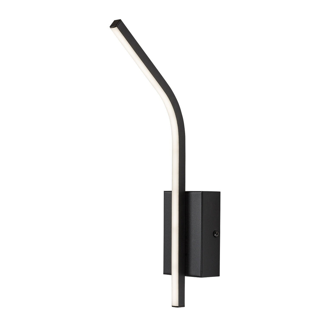 Applique da interno Tilmann, nera, LED 10 W, 550 lm, 4000 K, H 36 cm, IP44, comando tattile, 75088