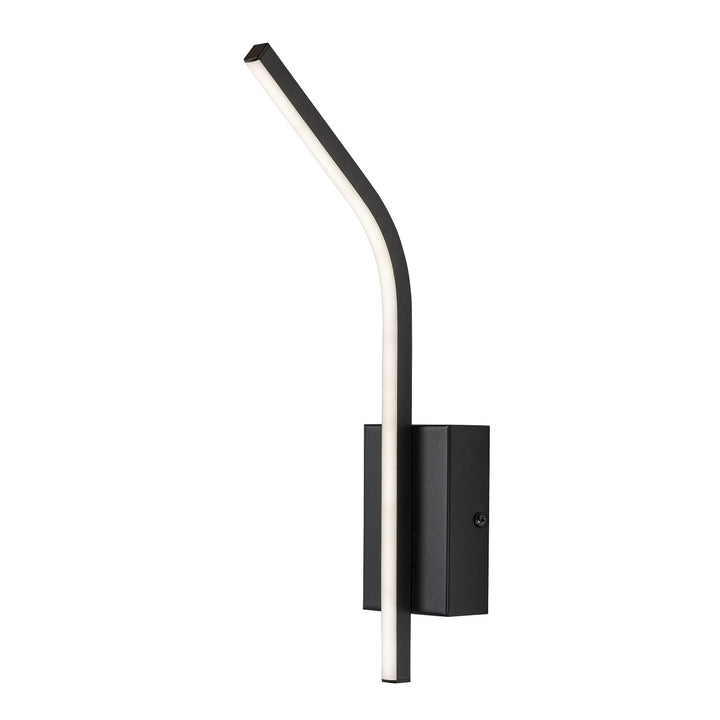 Applique da interno Tilmann, nera, LED 10 W, 550 lm, 4000 K, H 36 cm, IP44, comando tattile, 75088