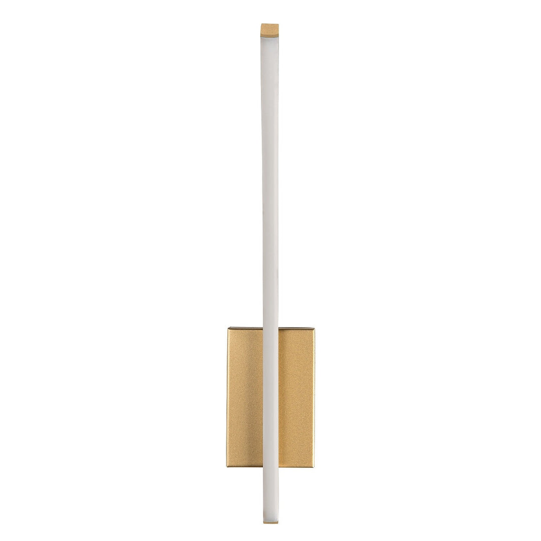 Applique da interno Tilmann, dorata, LED 10 W, 550 lm, 4000 K, H 36 cm, IP44, con comando touch, 75089