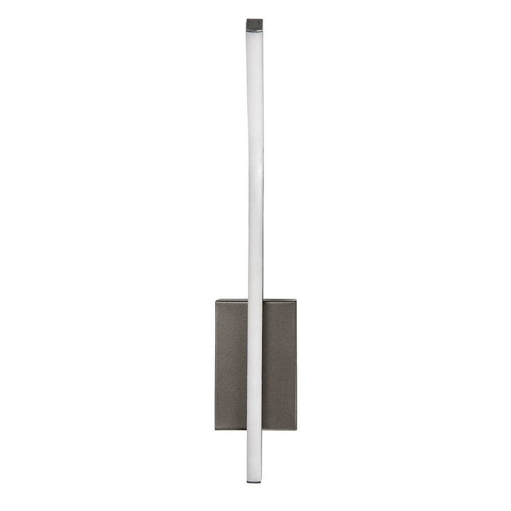 Applique da interno Tilmann, color canna di fucile, LED 10 W, 550 lm, 4000 K, H 36 cm, IP44, comando tattile, 75000
