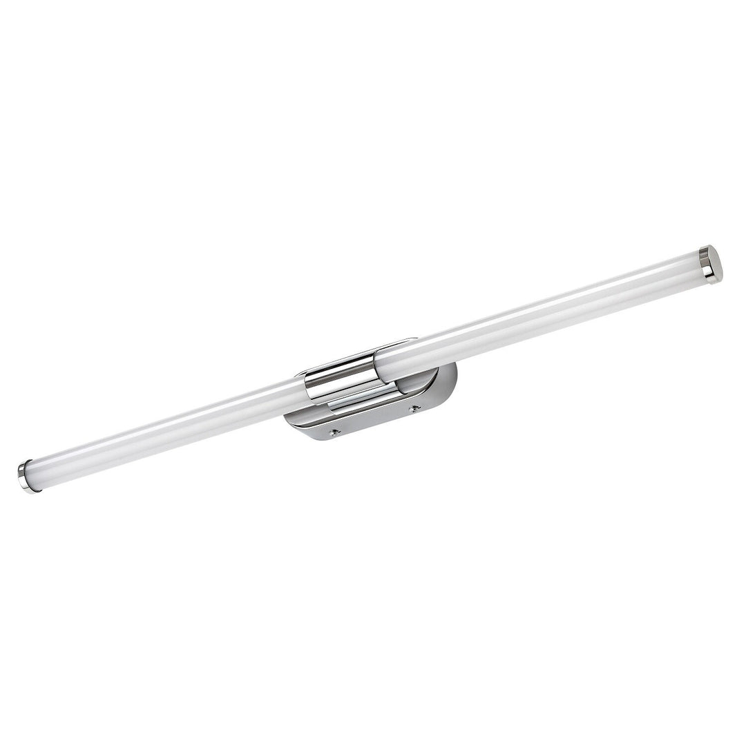 Applique da interno Tenebra, LED 8 W, 1000 lm, 4000 K, L 60 cm, IP44, cromata, 75095