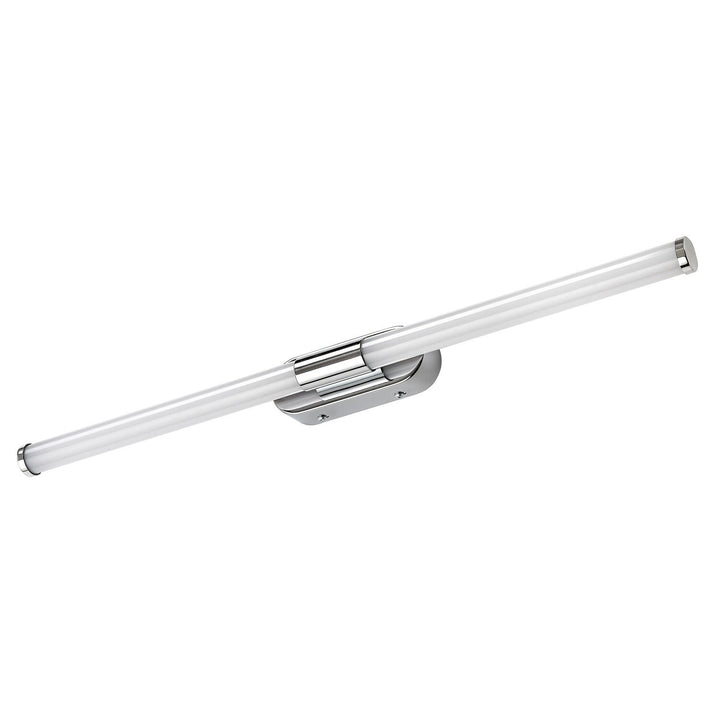Applique da interno Tenebra, LED 8 W, 1000 lm, 4000 K, L 60 cm, IP44, cromata, 75095