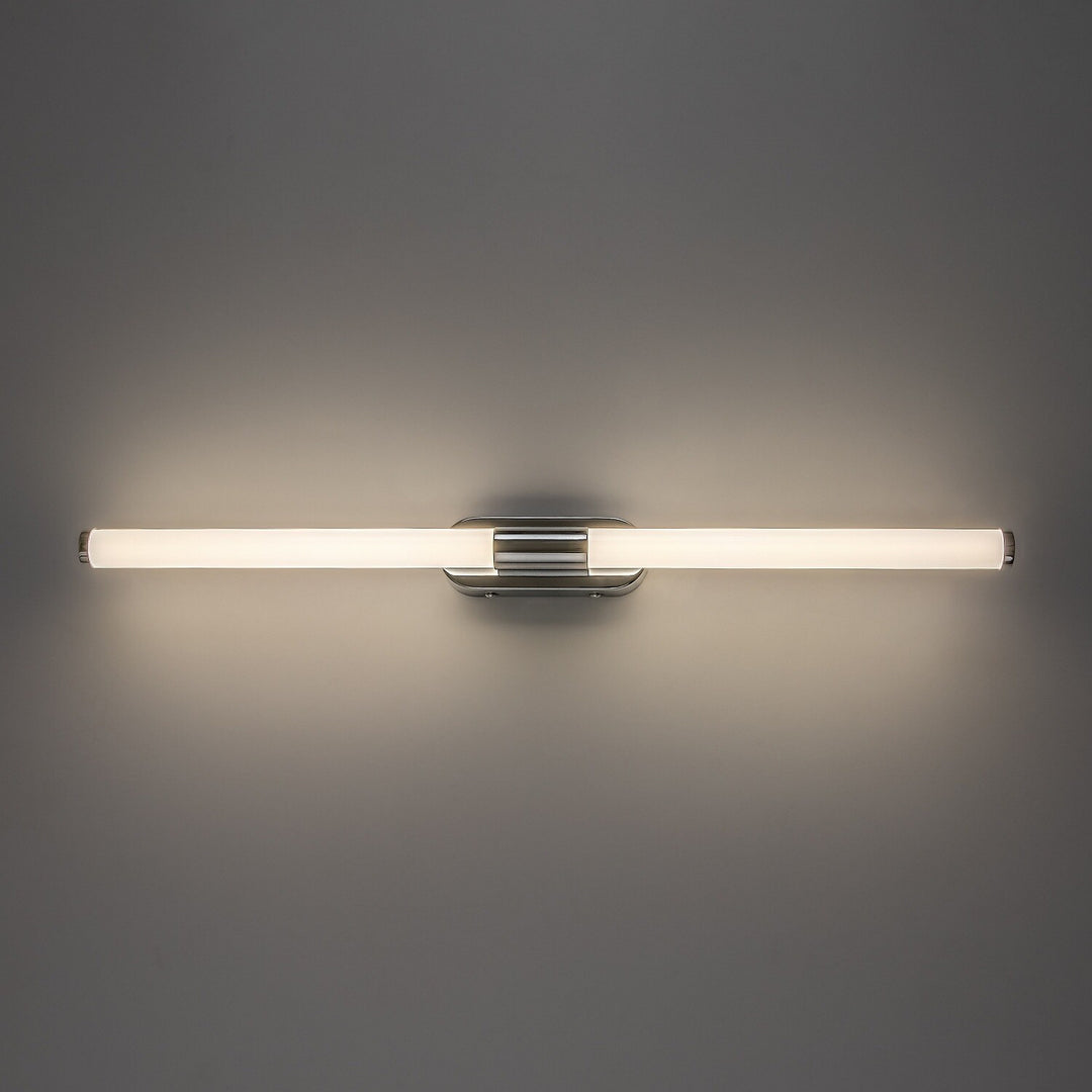 Applique da interno Tenebra, LED 8 W, 1000 lm, 4000 K, L 60 cm, IP44, cromata, 75095