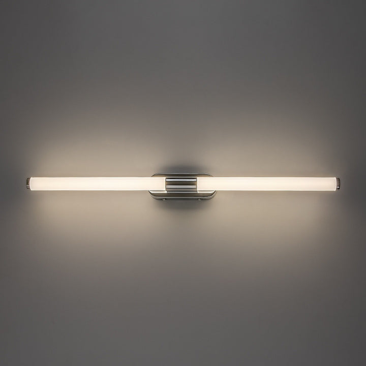 Applique da interno Tenebra, LED 8 W, 1000 lm, 4000 K, L 60 cm, IP44, cromata, 75095
