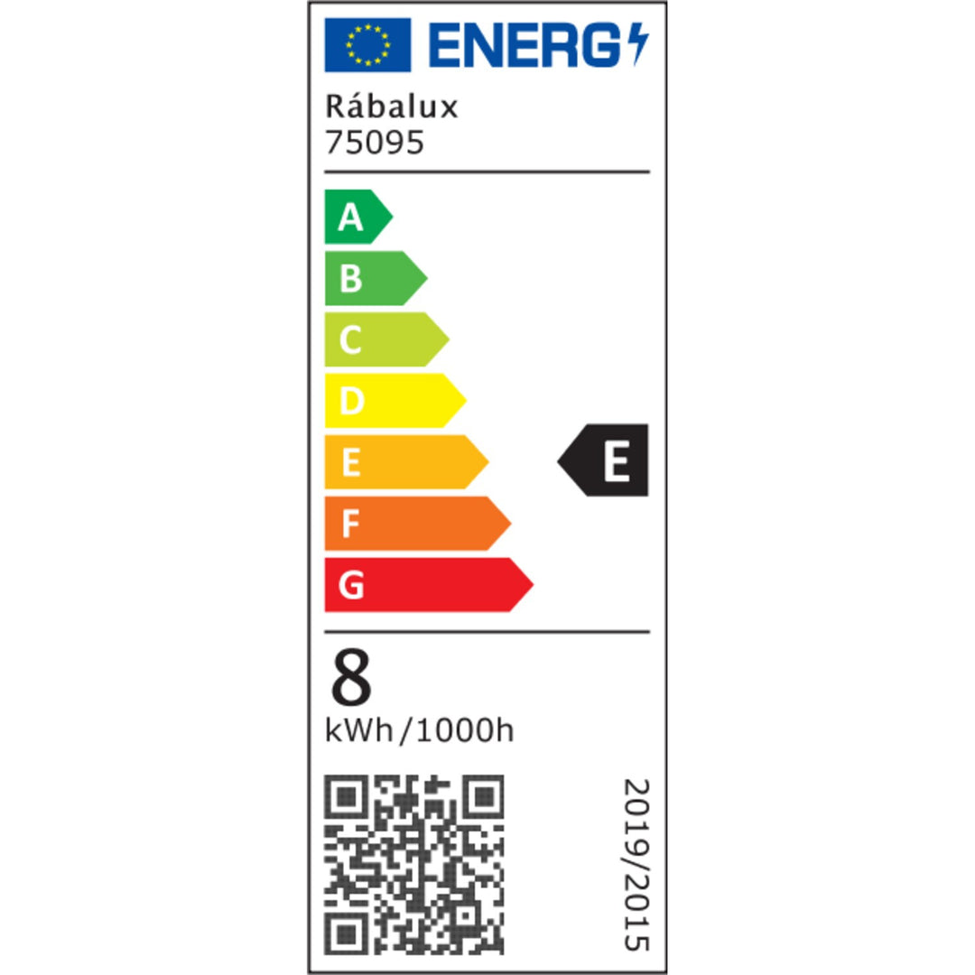 Applique da interno Tenebra, LED 8 W, 1000 lm, 4000 K, L 60 cm, IP44, cromata, 75095