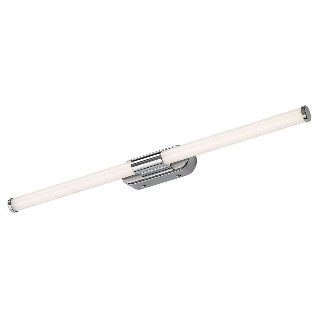 Applique da interno Tenebra, LED 8 W, 1000 lm, 4000 K, L 60 cm, IP44, cromata, 75095