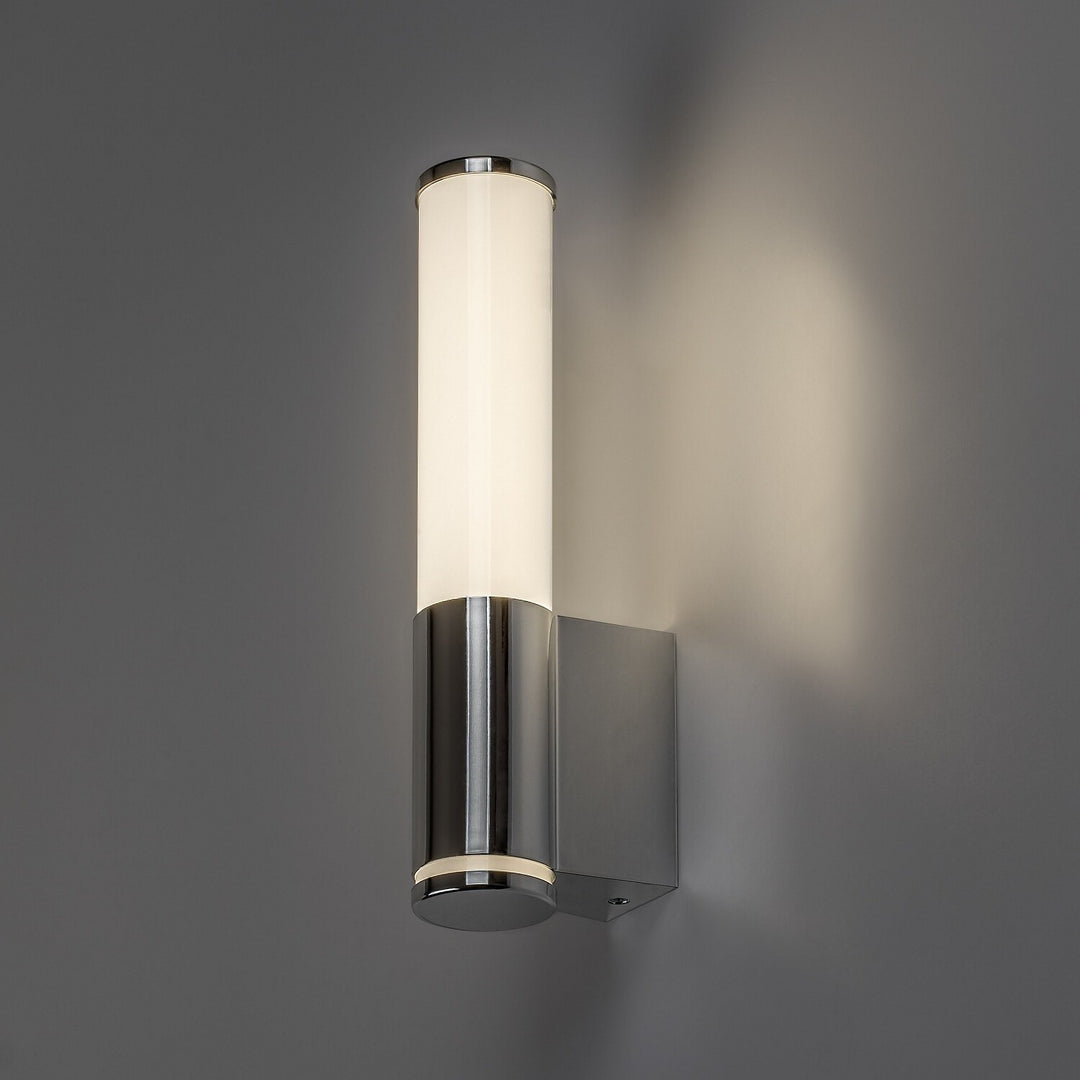 Applique da interno Tenero, LED 6 W, 4000 K, 600 lm, H 29 cm, cromata, IP44, 75100