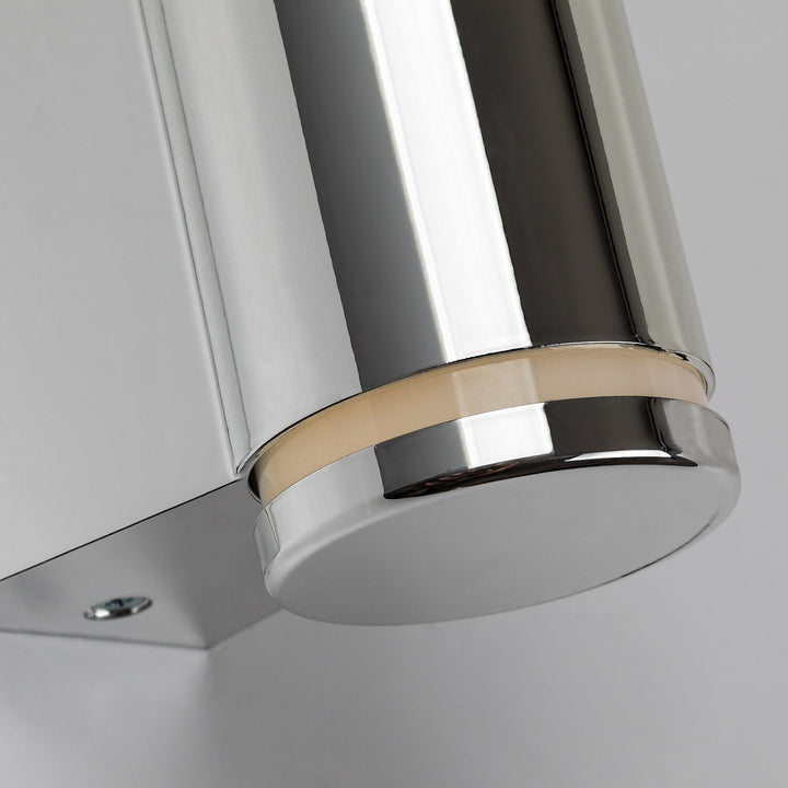 Applique da interno Tenero, LED 6 W, 4000 K, 600 lm, H 29 cm, cromata, IP44, 75100