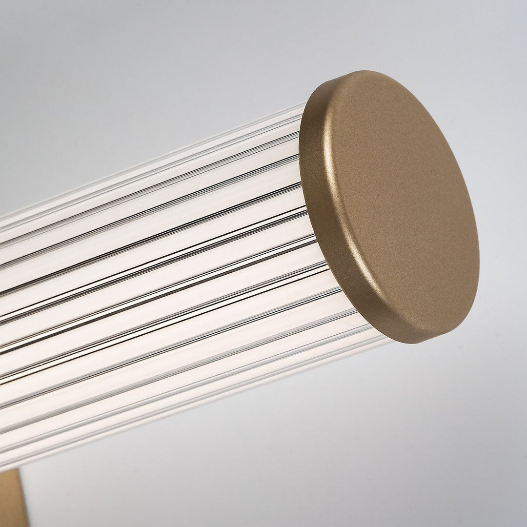 Applique da bagno, Calyn, LED 8 W, 4000 K, 620 lm, L 40 cm, dorata, IP44, 75104