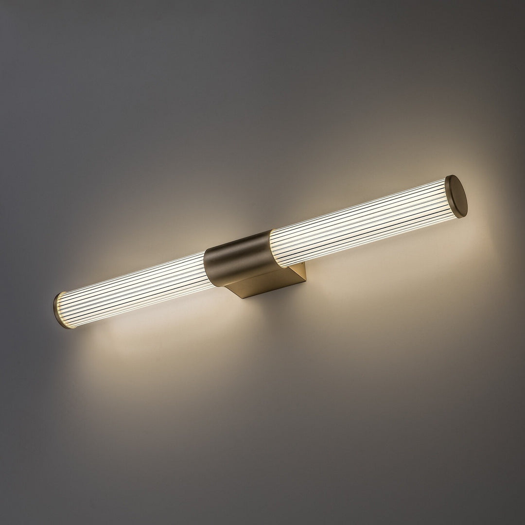 Applique da bagno, Calyn, LED 15 W, 4000 K, 1450 lm, L 60 cm, dorata, IP44, 75105
