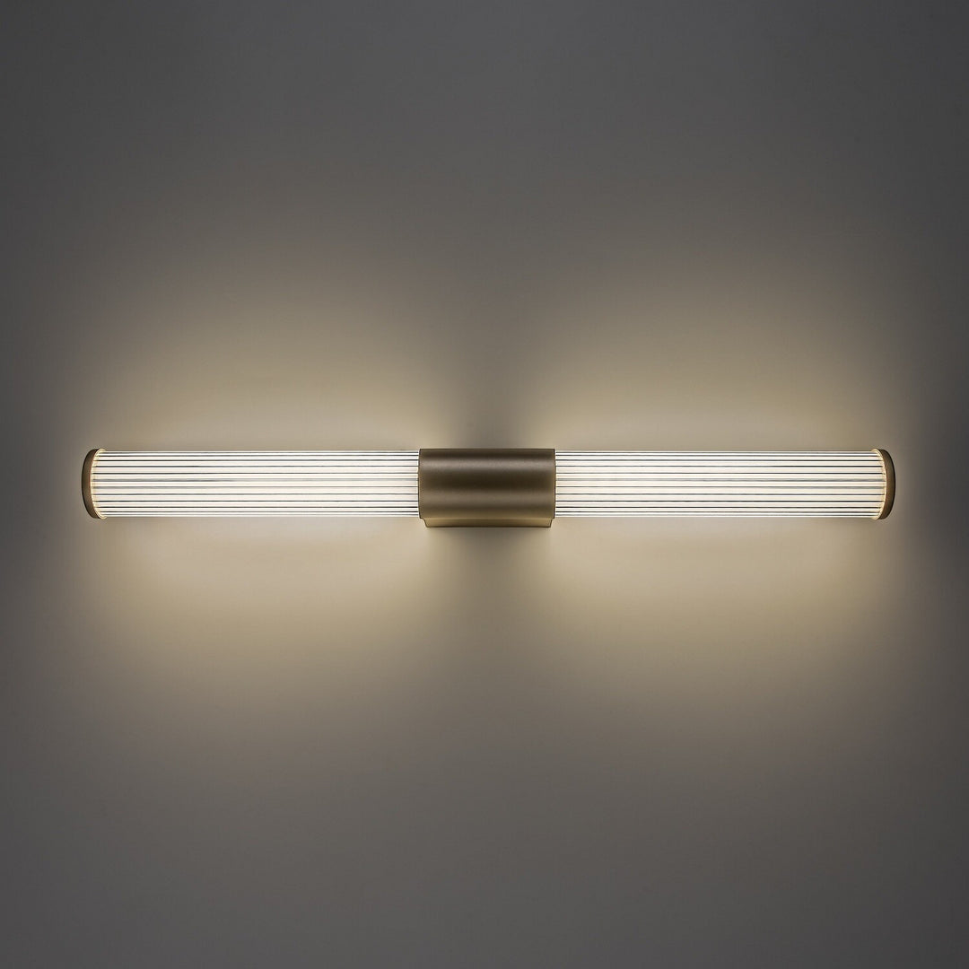 Applique da bagno, Calyn, LED 15 W, 4000 K, 1450 lm, L 60 cm, dorata, IP44, 75105