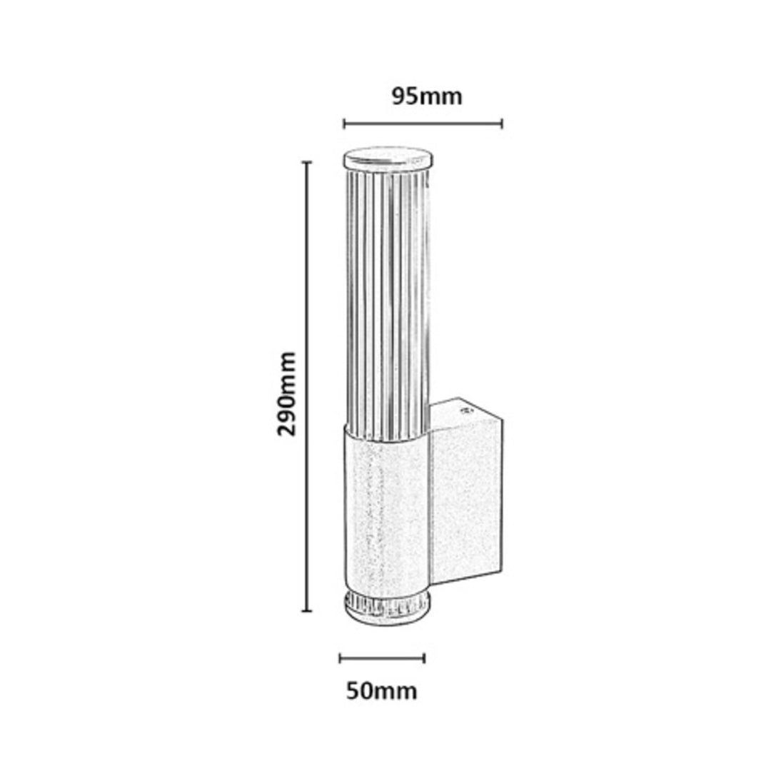 Applique da bagno, Calyn, LED 6 W, 4000 K, 530 lm, H 29 cm, dorata, IP44, 75106
