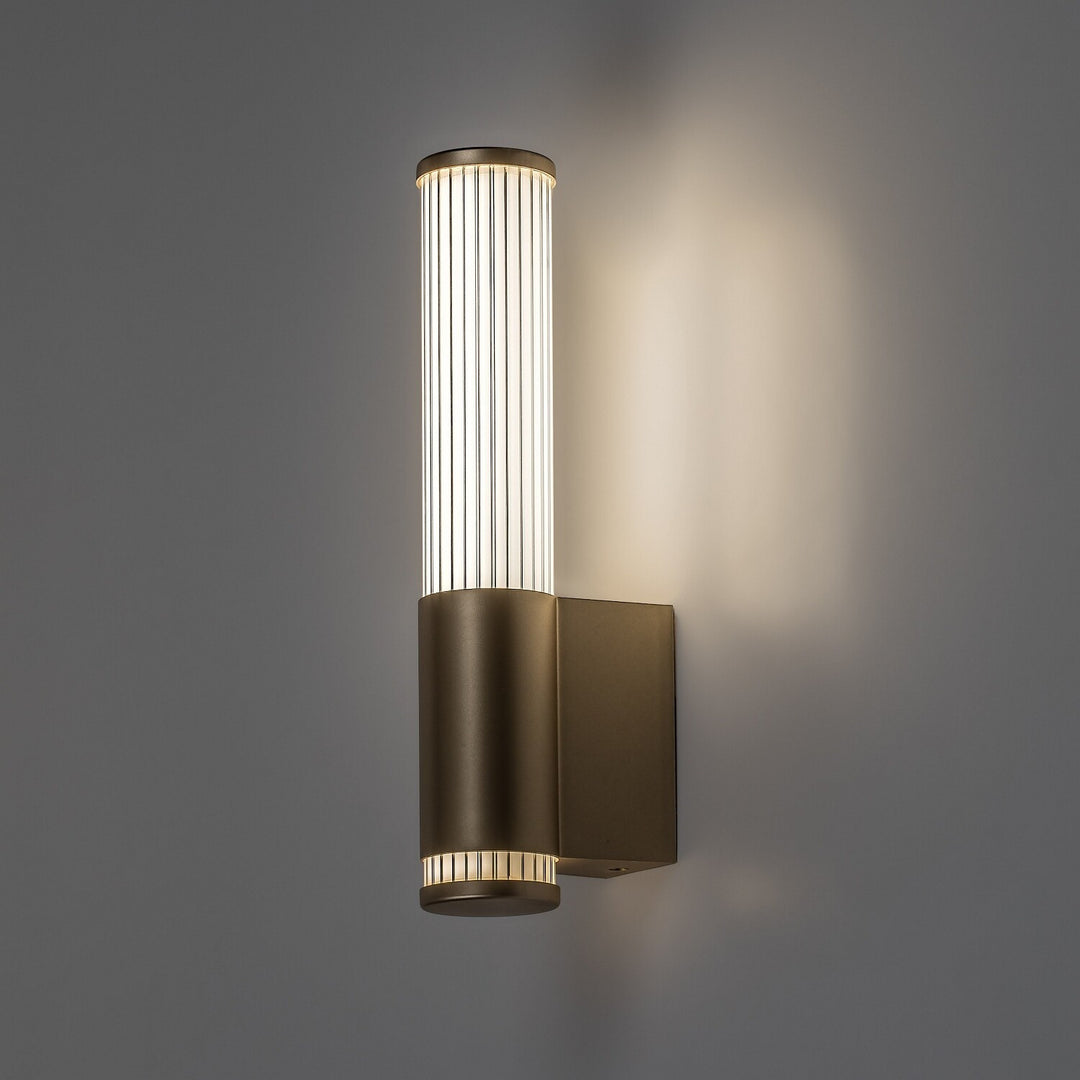 Applique da bagno, Calyn, LED 6 W, 4000 K, 530 lm, H 29 cm, dorata, IP44, 75106