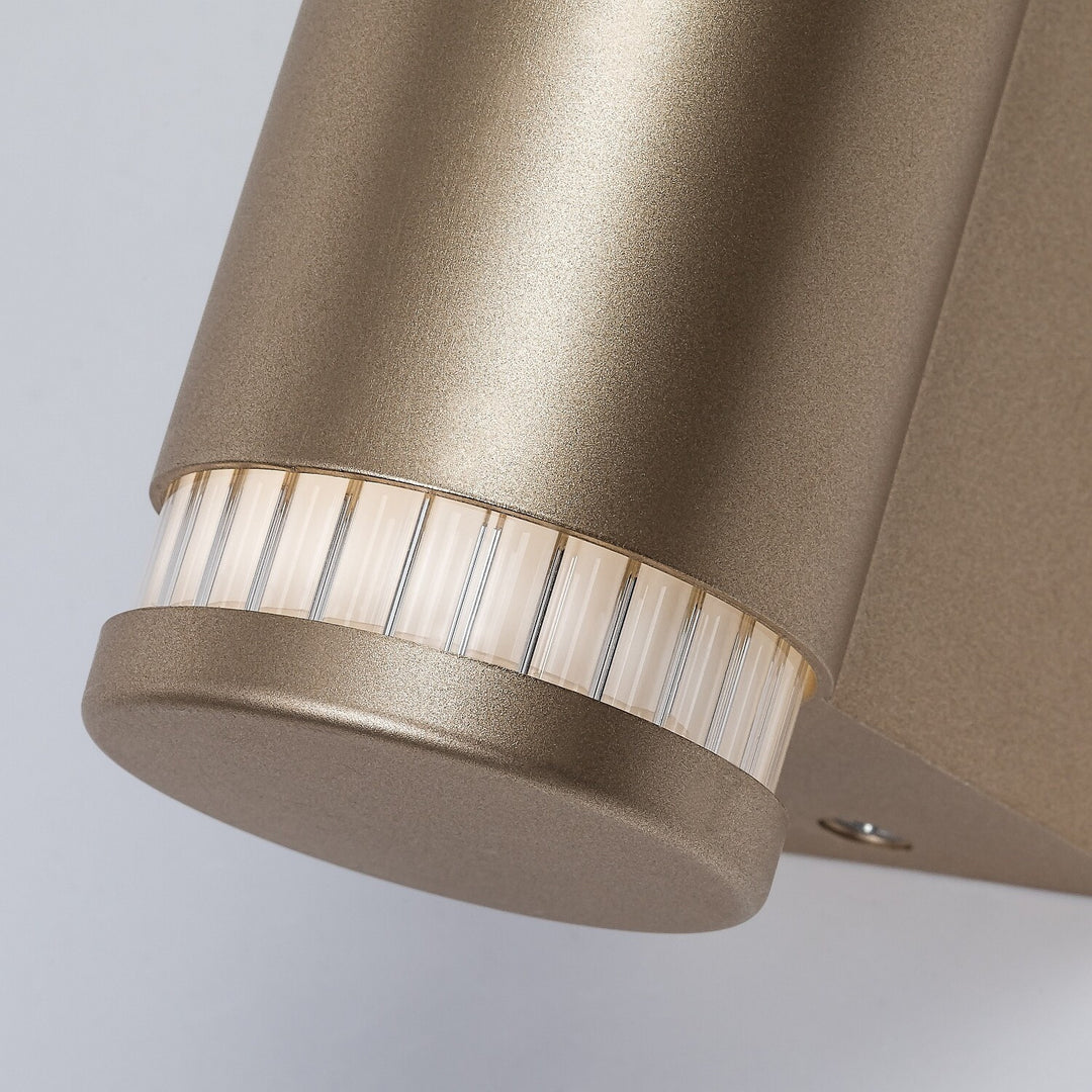 Applique da bagno, Calyn, LED 6 W, 4000 K, 530 lm, H 29 cm, dorata, IP44, 75106