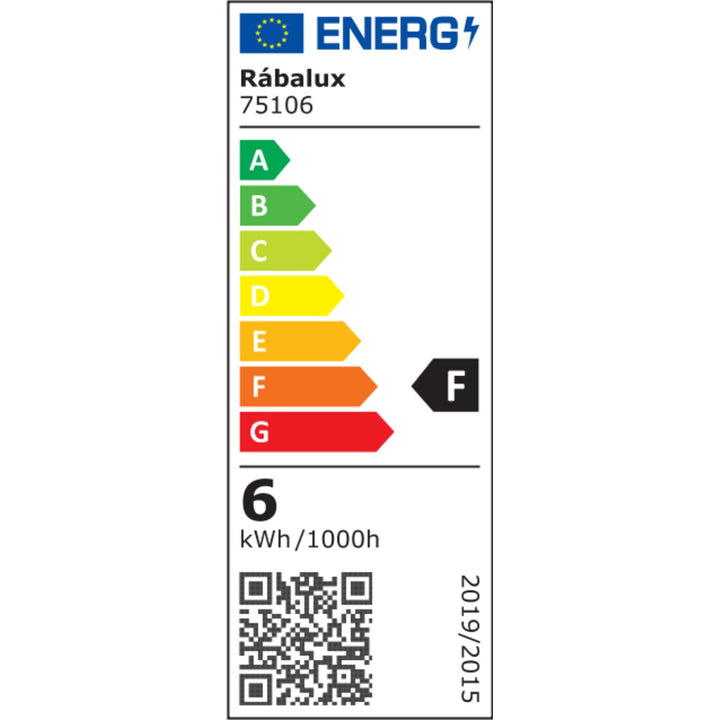 Applique da bagno, Calyn, LED 6 W, 4000 K, 530 lm, H 29 cm, dorata, IP44, 75106